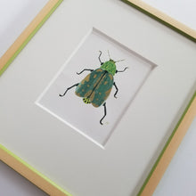 Load image into Gallery viewer, Framed Insect Painting