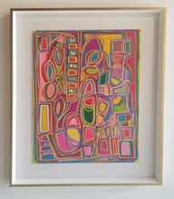 Load image into Gallery viewer, Framed Mixed Media Collage