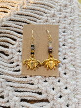 Load image into Gallery viewer, bee earrings
