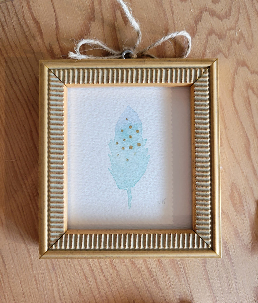 Mini Feather Painting